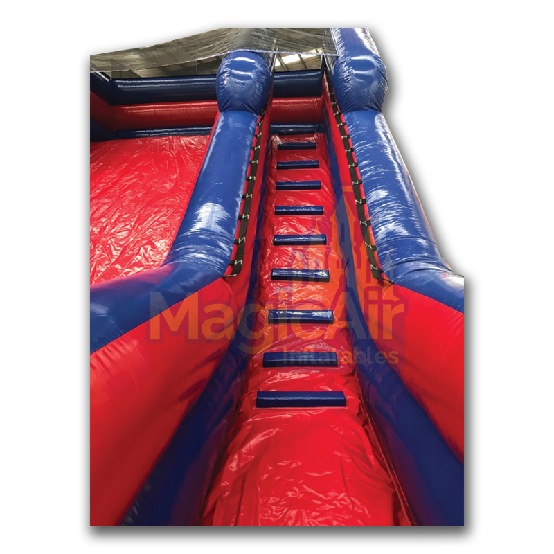 Midi Slide - Red & Dark Blue No Artwork - 10ft Platform
