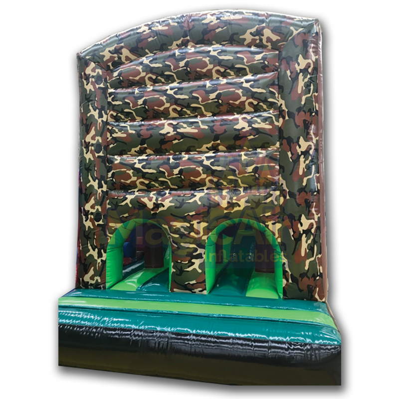 Army Inflatable Assault Course 3 Part Obstacle Course - Army / Military Theme – Magic Air Inflatables