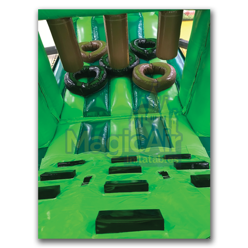 Army Inflatable Assault Course 3 Part Obstacle Course - Army / Military Theme – Magic Air Inflatables