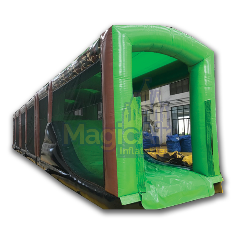 Army Inflatable Assault Course 3 Part Obstacle Course - Army / Military Theme – Magic Air Inflatables
