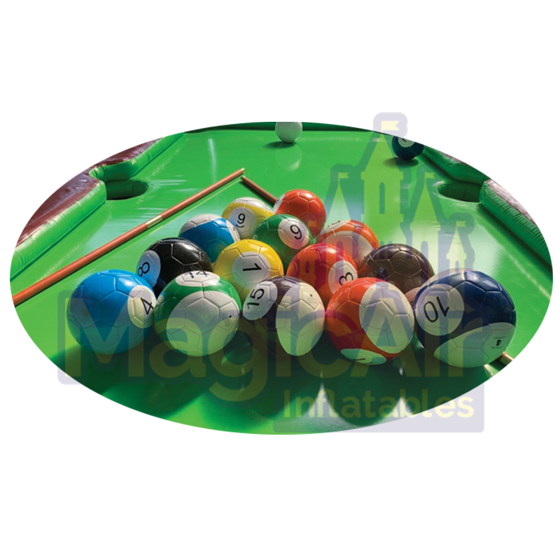 Inflatable Pool Table - Brown & Green (Sealed Air)
