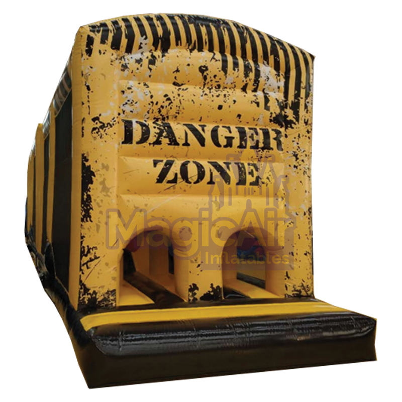 3 Part Obstacle Course - Danger Zone Theme (Yellow / Black)