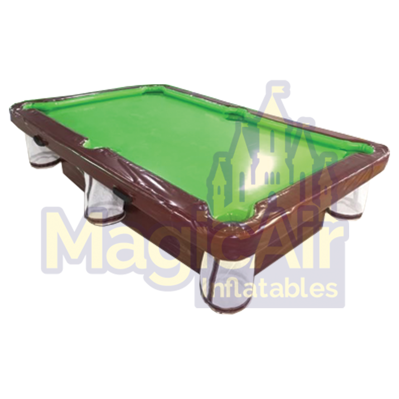 Inflatable Pool Table - Brown & Green (Sealed Air) – Magic Air Inflatables