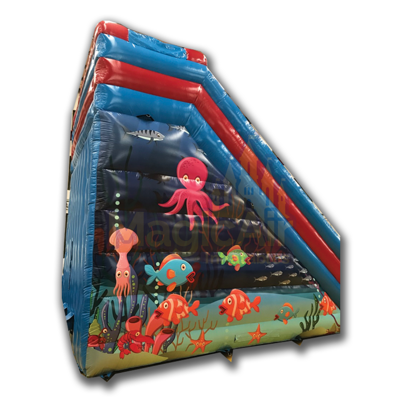 Mega Slide - Undersea Artwork - 13ft Platform