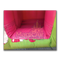 Princess Combi Bouncy Castle (High Roof, White Slide Sheet, Pink & Grey)