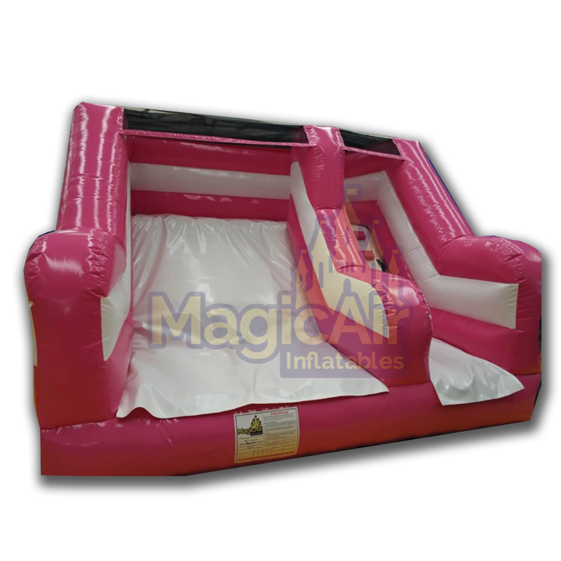 Toddler Slide - Princess Theme - Pink & White